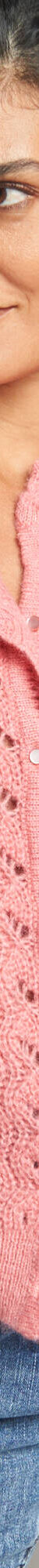 Gilet boutonné col montant, maille fantaisie  (bois de rose) Gilet boutonné col montant, maille fantaisie  (bois de rose)